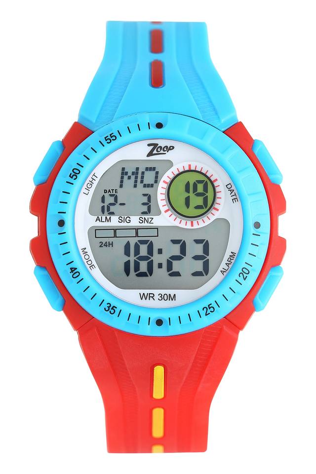 Buy ZOOP Kids Digital Grey Dial Watch 16007PP03 Shoppers Stop