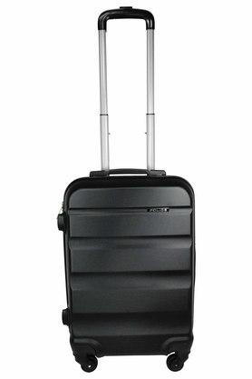 4 Double Wheel Black Canvas Trolley Bag-BRAND POLICE, For Travelling, 1