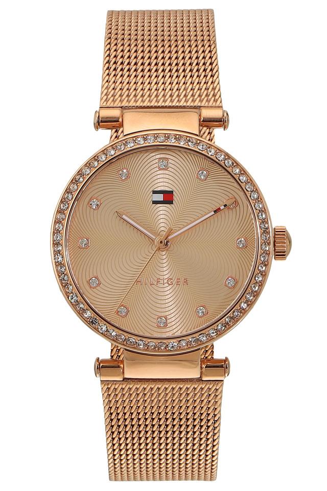 Tommy hilfiger rose gold ladies deals watch