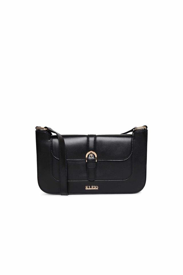 Black shop structured handbag