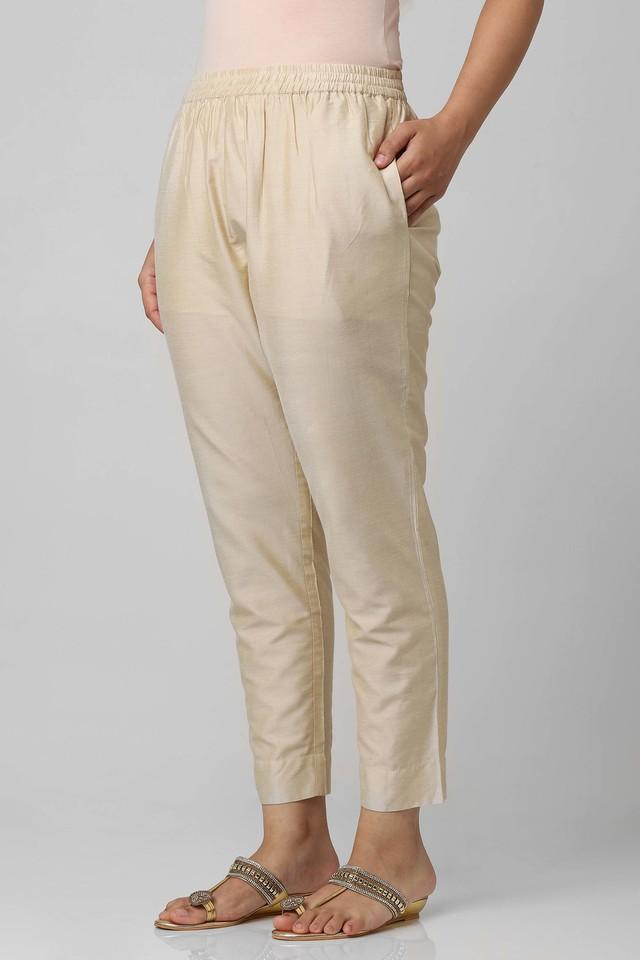 High-Waisted Linen-Blend Cargo Straight Pants for Women | Old Navy