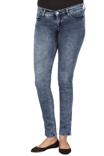 mid rise skinny fit jeans