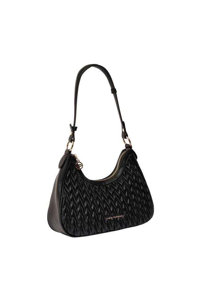 LINO PERROS Sling Bag LWSL00078 Black - Price in India