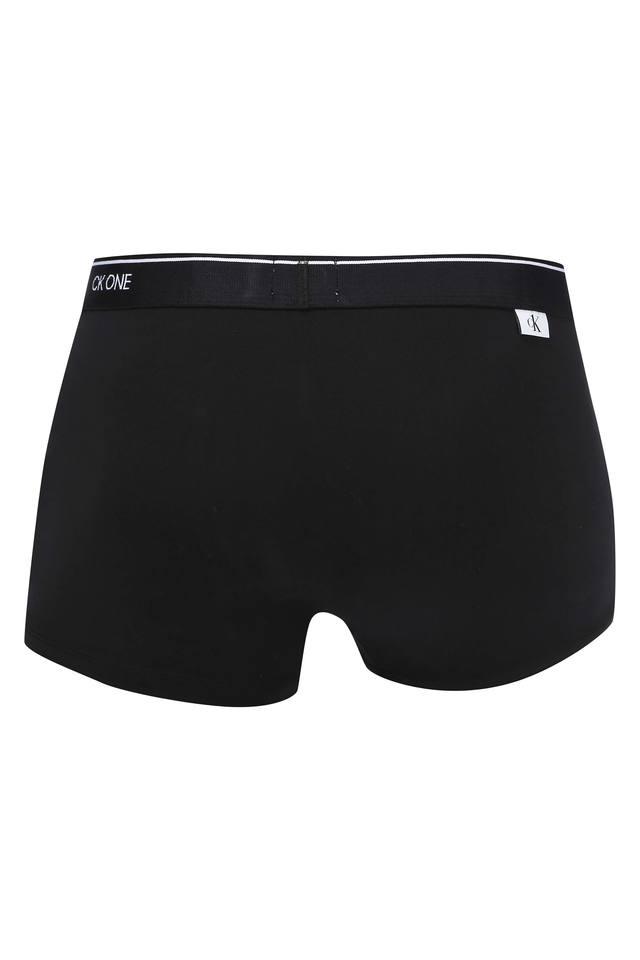 Buy CALVIN KLEIN UNDERWEAR Black Mens Solid Trunks Pack Of 2