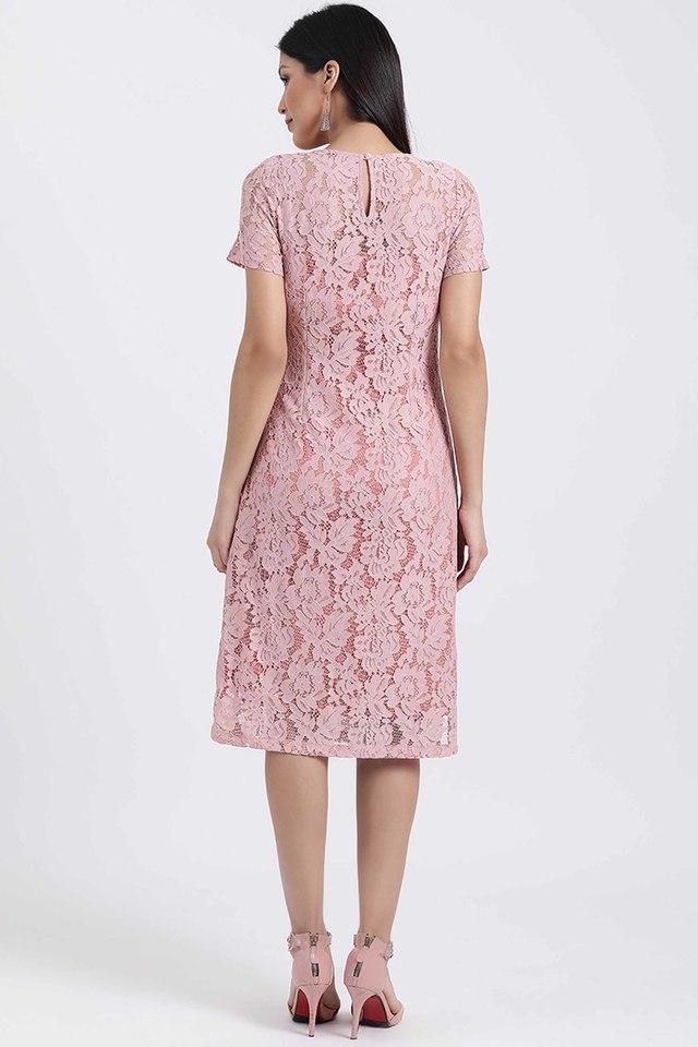 Womens A Line Lace Dress