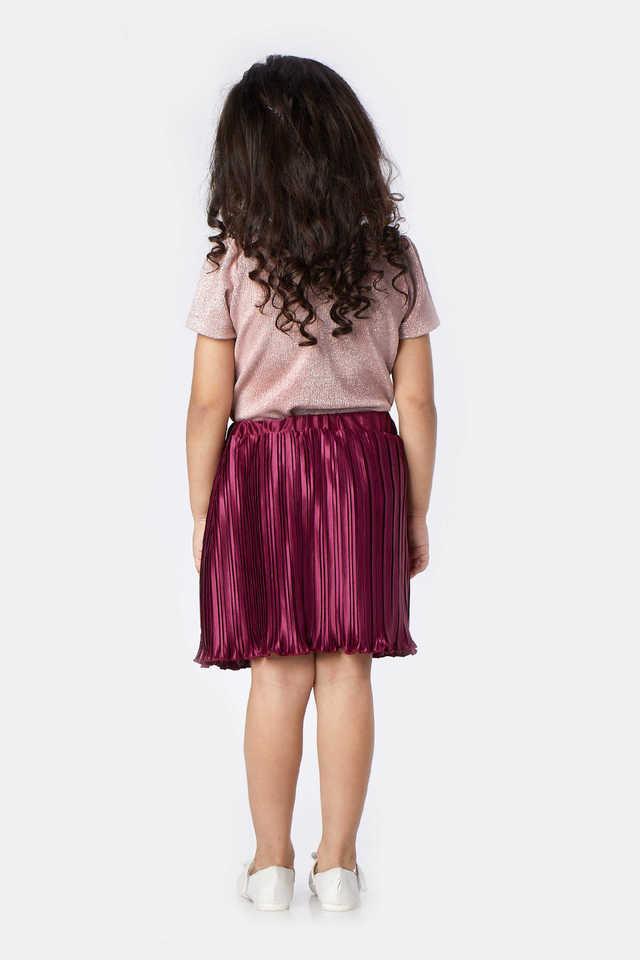 Maroon toddler skirt hotsell