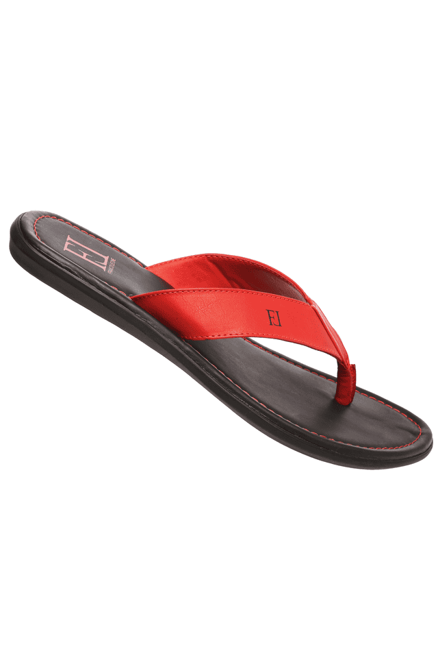 FRANCO LEONE -  Red Flip Flops - Main