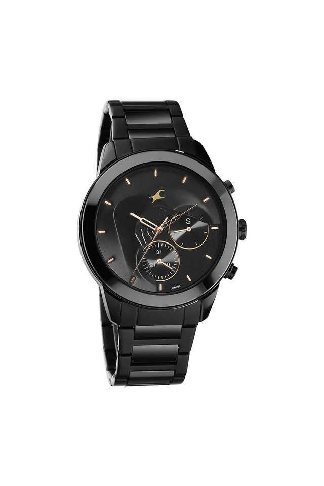 Fastrack black colour watch hotsell