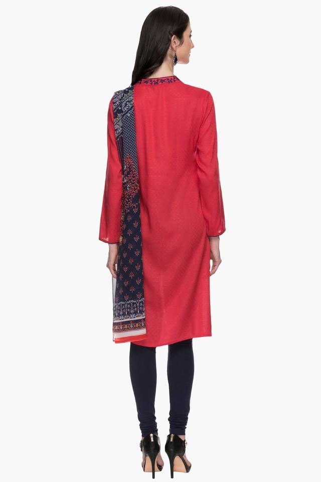 Churidar hot sale with overcoat