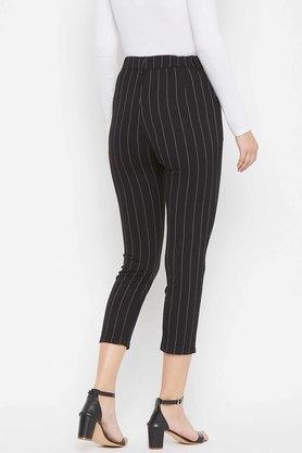 Black 2025 striped trousers