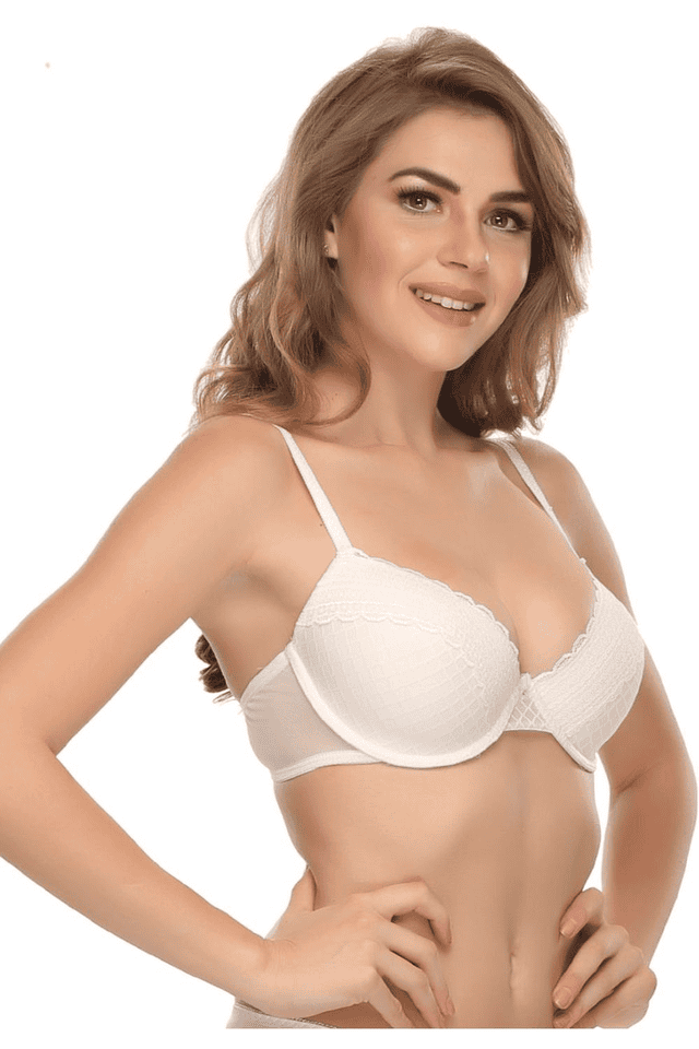 CLOVIA -  White Beginner Bra - Main