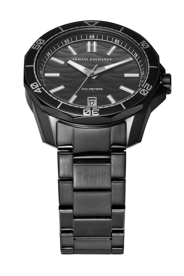 Buy ARMANI EXCHANGE Stainless Shoppers For | 44 Analog Watch Steel AX1952 Men Grey Dial - mm Stop