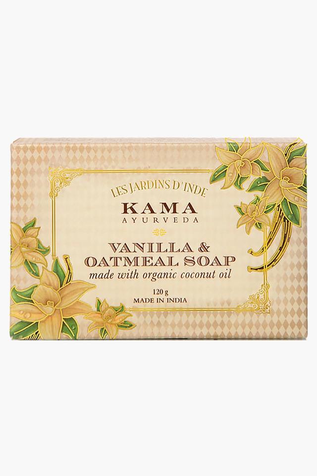 Buy KAMA AYURVEDA Vanilla & Oatmeal Soap 125 GM Shoppers Stop