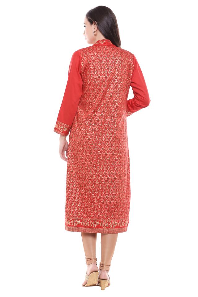 BIBA -  Red Kurtas - Main