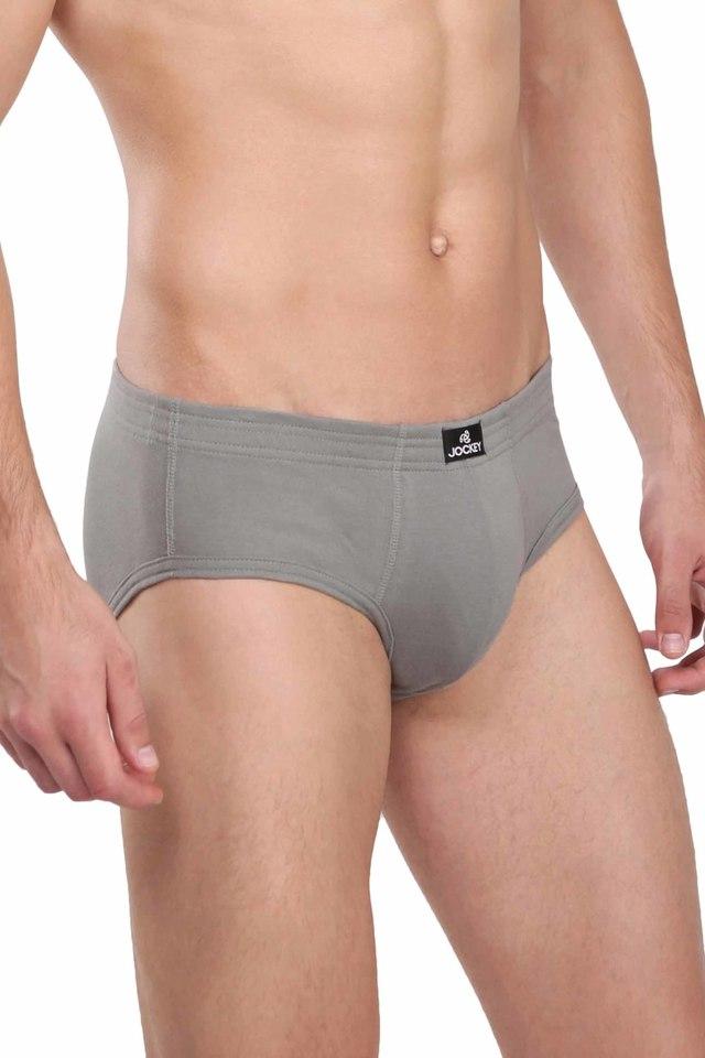 Solid Cotton Men's Briefs