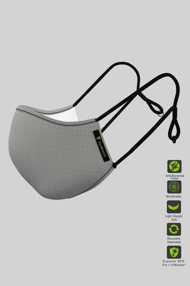 Buy VAN HEUSEN Grey Mens Reusable Outdoor Protective Face Mask Pack