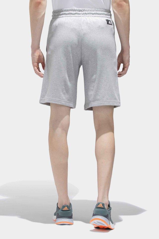 Adidas grey 2025 cotton shorts