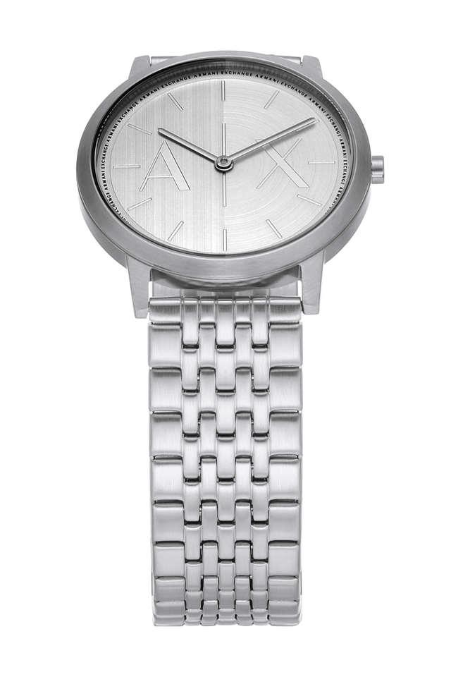 Buy ARMANI EXCHANGE 40 mm Silver Dial Stainless Steel Analog Watch