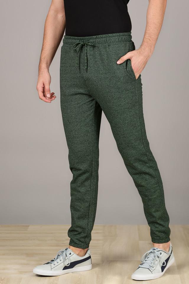 Buy STOP Solid Cotton Blend Regular Fit Mens Joggers