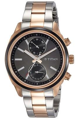 Buy TITAN Mens Grandmaster II White Dial Mechanical Watch