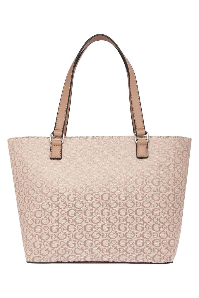 Guess Silvana Tote Big-bag Beige-azzurro Woman