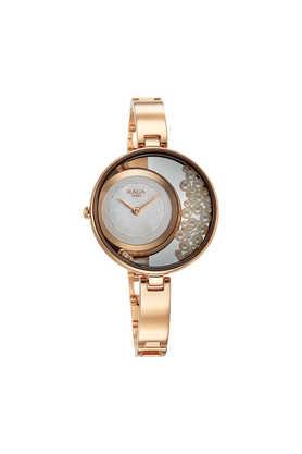 Raga Power Pearls 33.5 x 6.5 x 33.5 mm White Dial Analog Watch For Women 95224WM01F