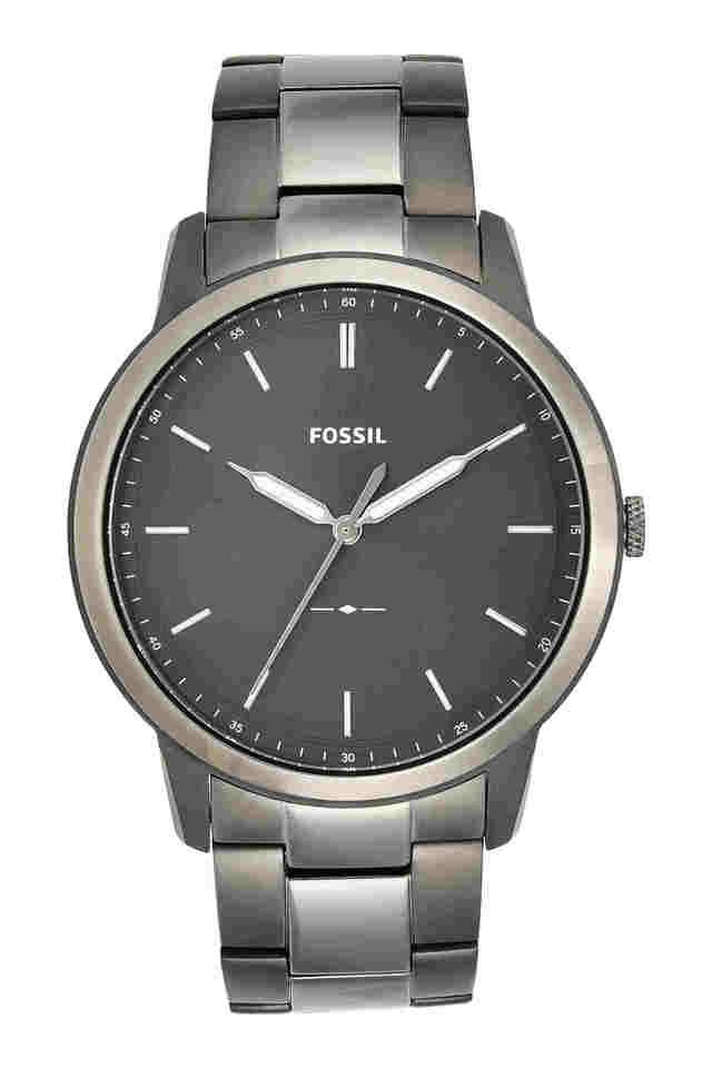 Fossil Men's The Minimalist Three-Hand, Black-Tone Stainless Steel Watch,  FS5308 - Walmart.com