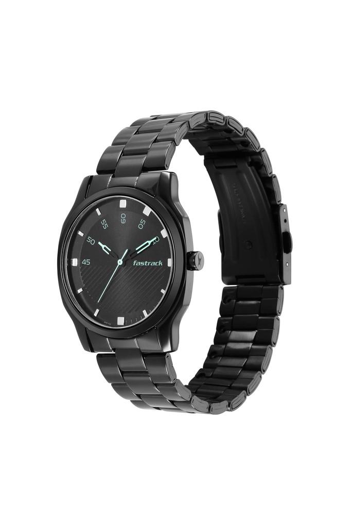 Fastrack metal 2024 black watch