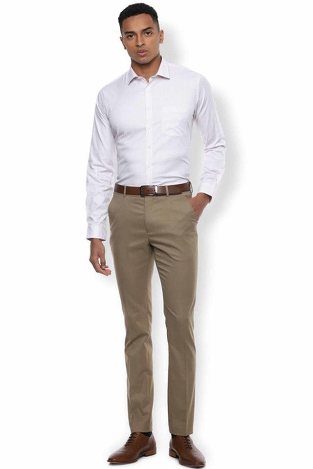 Van heusen slim hot sale fit white shirt