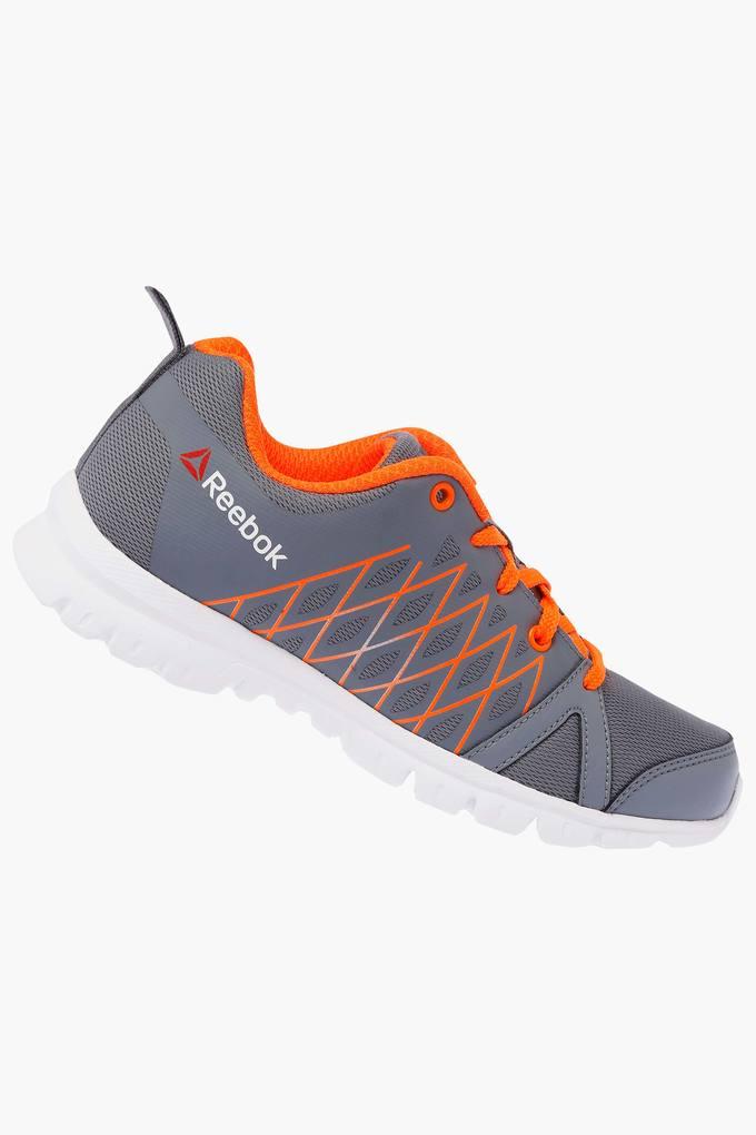 Reebok orange cheap running shoes