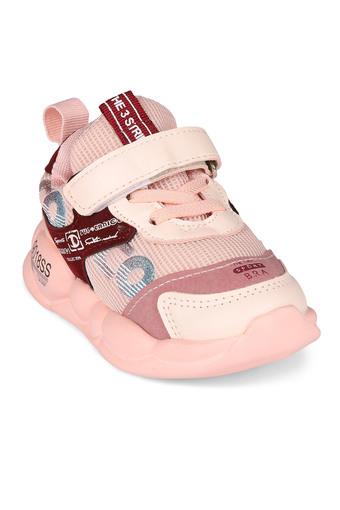 pink velcro sneakers