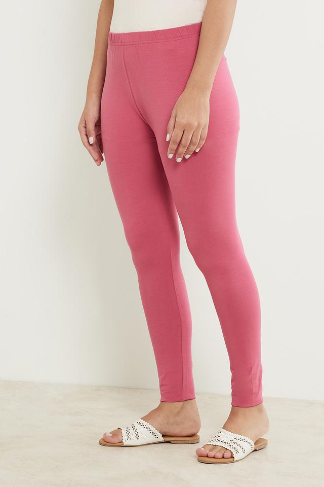 SOLID COTTON LEGGINGS