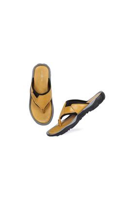 Mens leather slippers sale hot sale