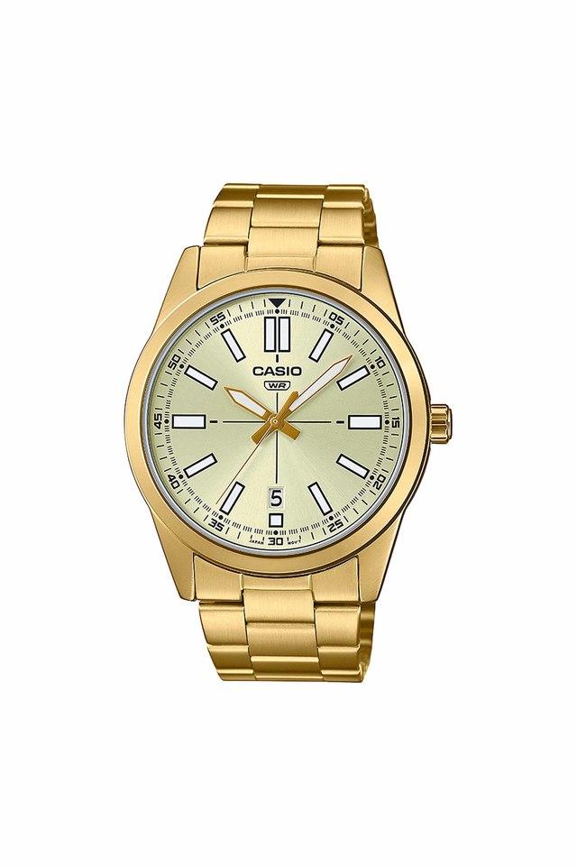 Casio gold hot sale analog watch