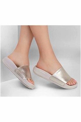 Skechers slippers womens gold new arrivals