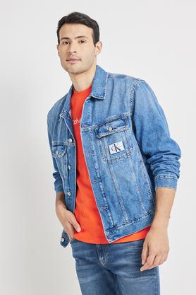 Blue calvin clearance klein men's jacket