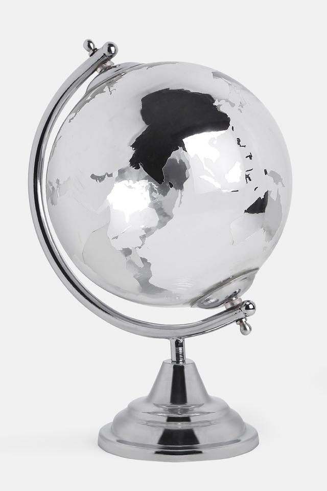 Buy TREASURES Silver Glass Globe Silver Shoppers Stop