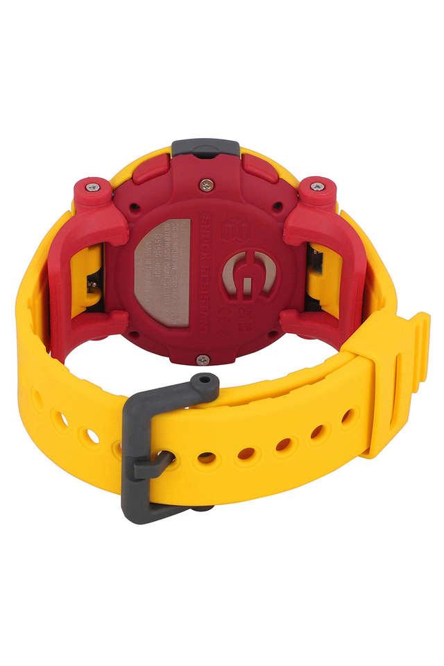 G shock cheap watch yellow