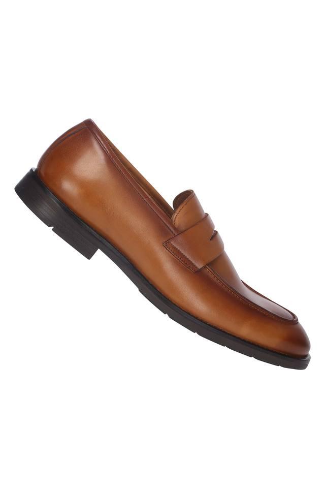 Clarks mens leather discount loafers