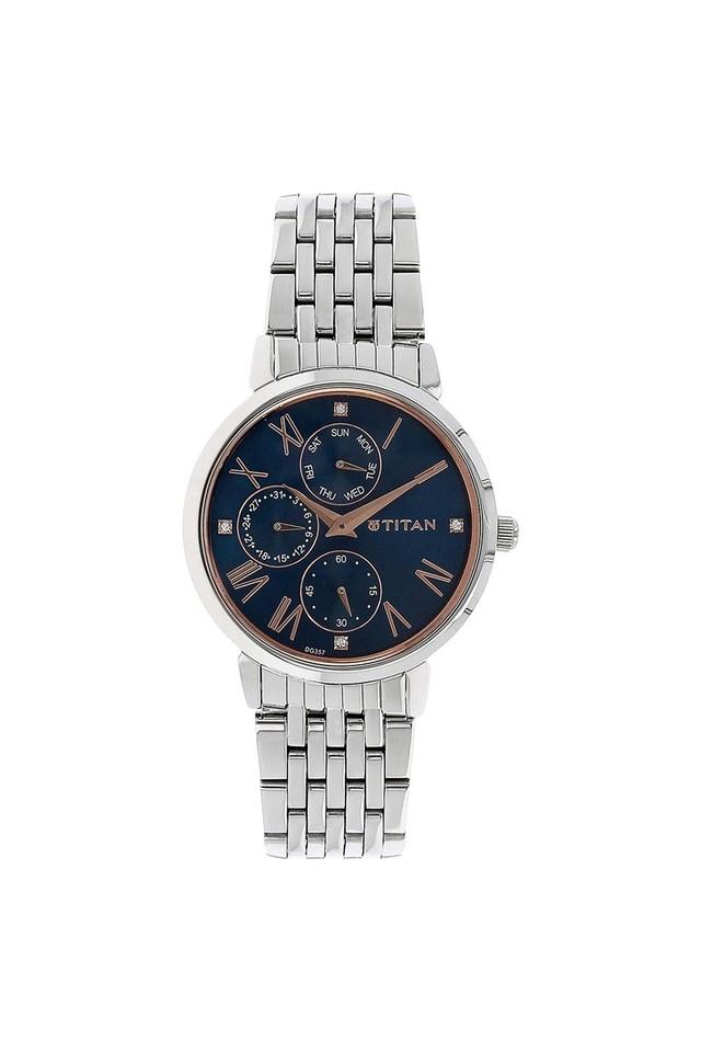 Buy TITAN Womens Analogue Stainless Steel Watch NK2569SM01 Shoppers Stop