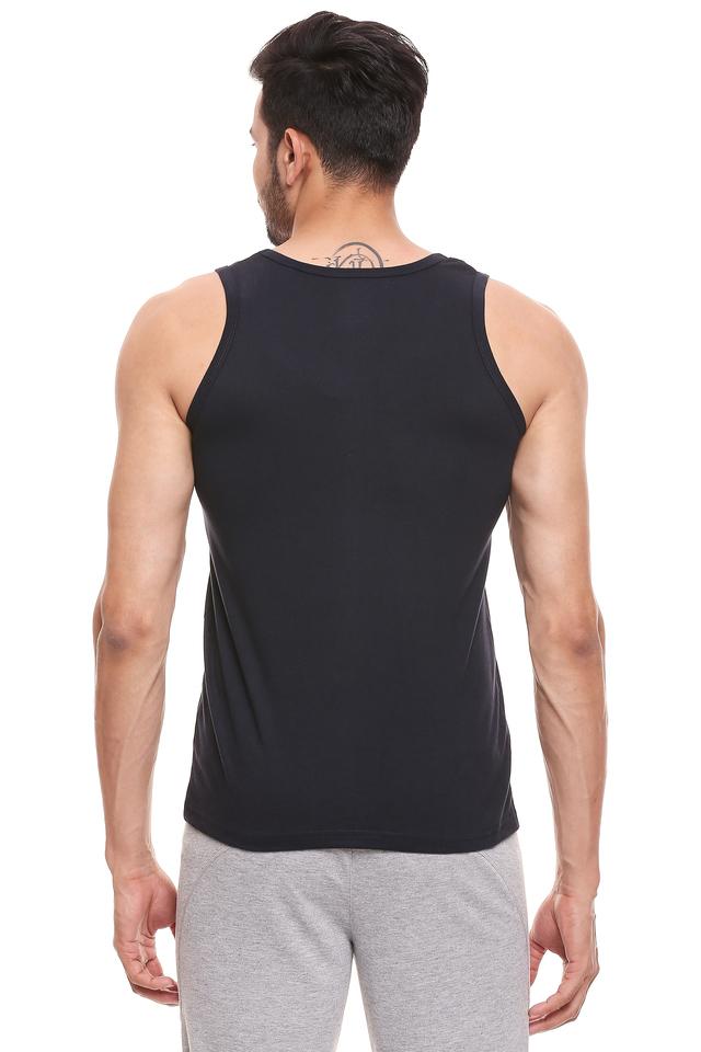 Men's round hot sale neck vest