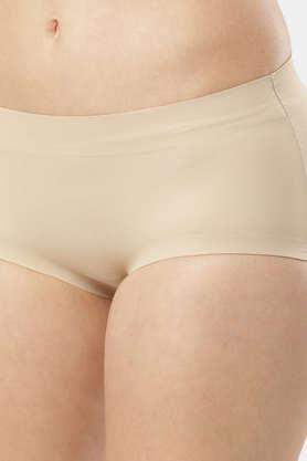 Buy online Beige Solid Bikini Panty from lingerie for Women by Clovia for  ₹300 at 40% off