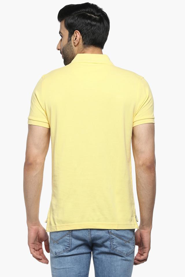 Solid Yellow Polo T-Shirt - Yellow