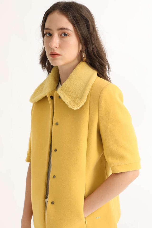 Yellow hot sale casual jacket