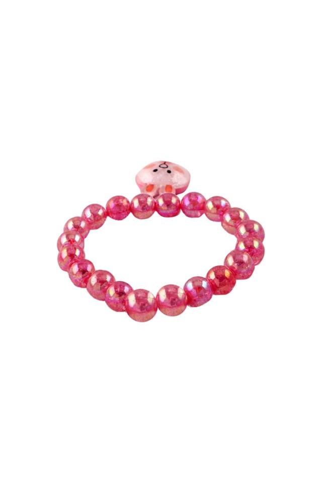 Pink Coral Bracelet Rough Stone Bracelet Gift (NO-BAMBOO) Certificate