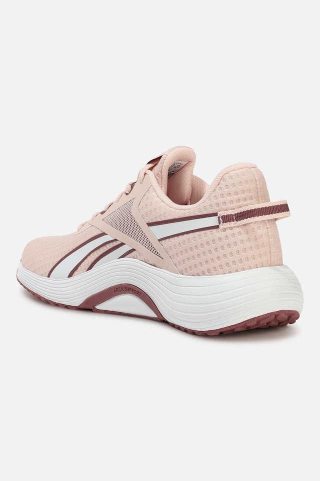 Reebok pink best sale tennis shoes