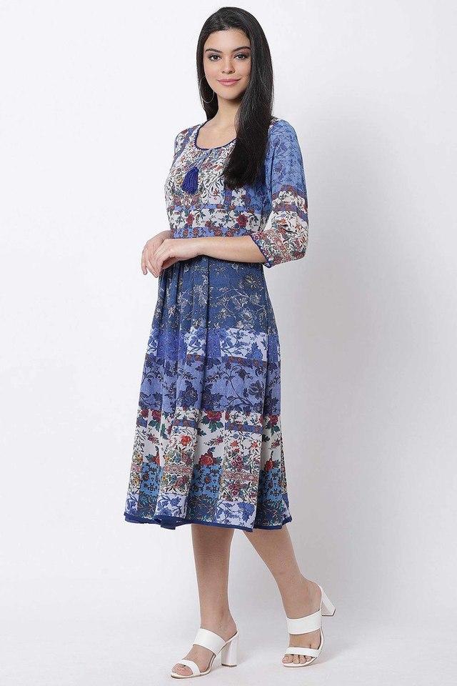 Biba blue outlet dress