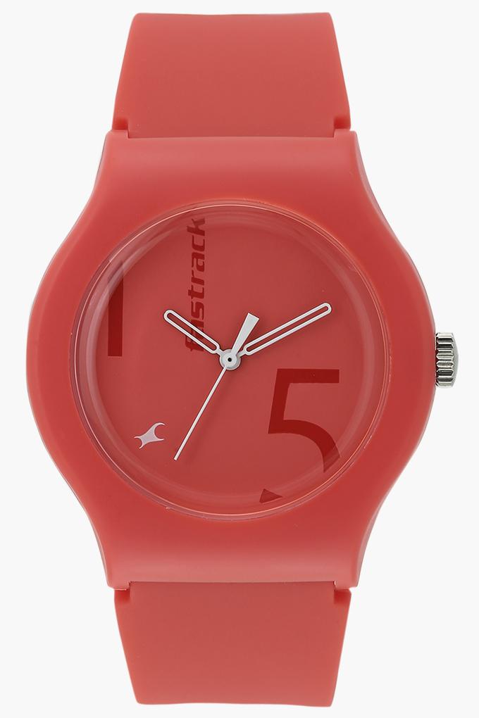 Fastrack orange colour discount watch