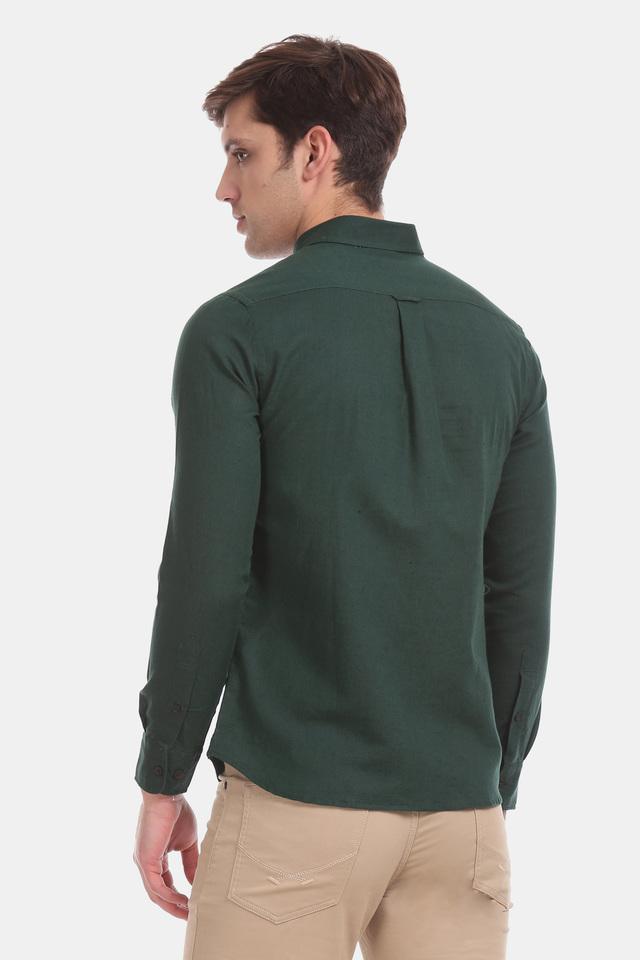 Plain green shirt mens hot sale