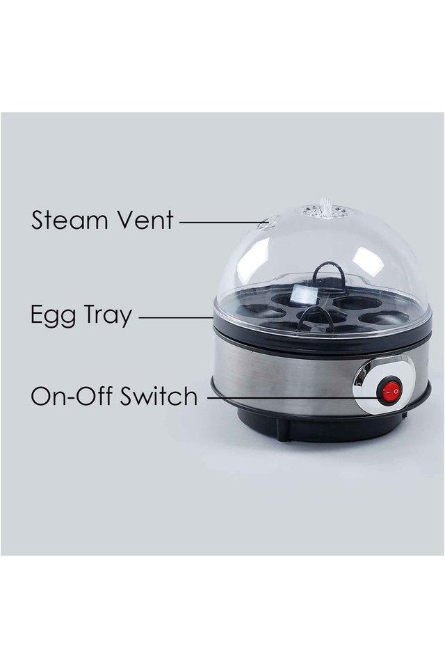 Buy WONDERCHEF Black Grey Egg Boiler With 7 Egg Poacher 350W